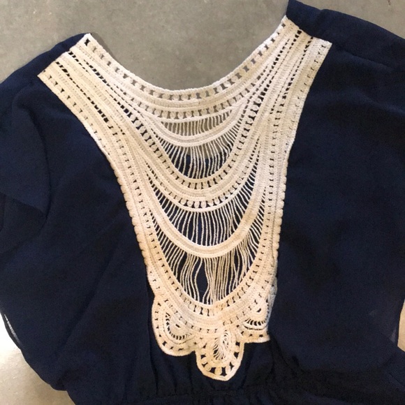 Navy Blue Dress - Picture 3 of 4